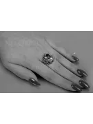 Ruso Soviet rosa 14k 585 oro Alejandrita Rubí Esmeralda Zafiro Zircón anillo vrc347