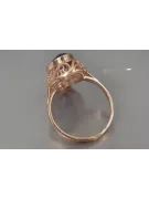 Ruso Soviet rosa 14k 585 oro Alejandrita Rubí Esmeralda Zafiro Zircón anillo vrc374