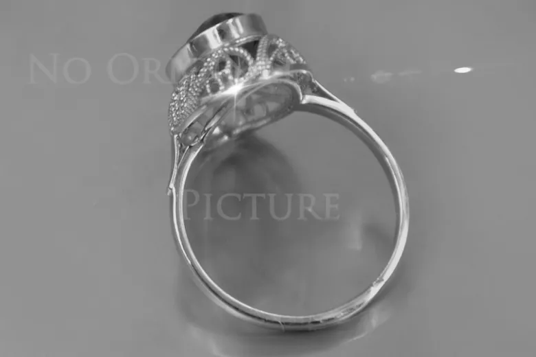 Vintage pierścionek pozłacane sregro 925 z Aleksandrytem Rubinem Szafirem Szmaragdem Cyrkonią vrc374sgp