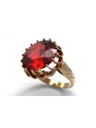 Russisches sowjetisches Silber Rosé vergoldet 925 Alexandrit Rubin Smaragd Saphir Zirkon Ring vrc035rp
