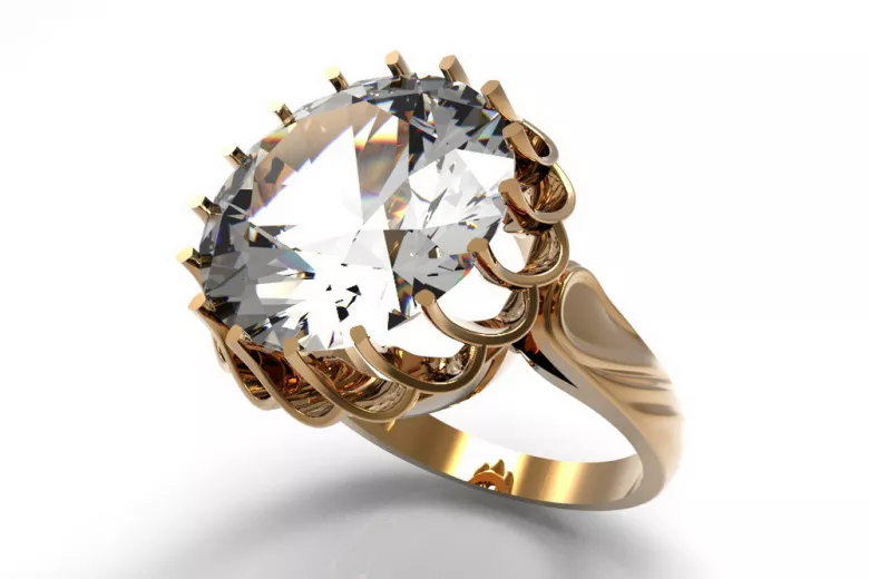Russisches sowjetisches Silber Rosé vergoldet 925 Alexandrit Rubin Smaragd Saphir Zirkon Ring vrc035rp