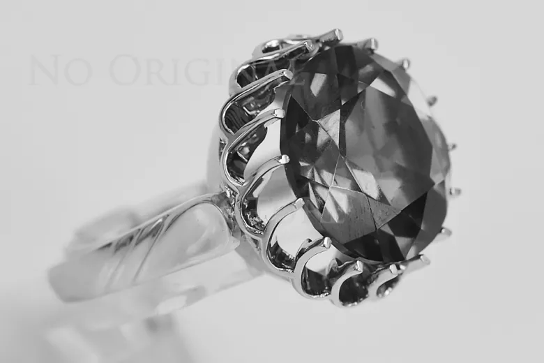 Bague Russe Argent Rose Or Plaqué 925 Alexandrite Rubis Émeraude Saphir Zircon vrc035rp