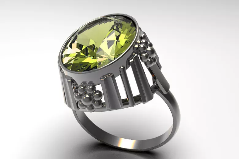 Russian Soviet rose 14k 585 gold Alexandrite Ruby Emerald Sapphire Zircon ring  vrc043
