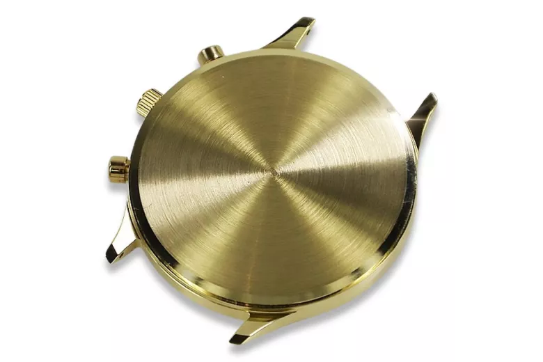 Χρυσό ανδρικό ρολόι Geneve ★ złotychlopak.pl ★ Καθαρό χρυσό 585 333 Χαμηλή τιμή!