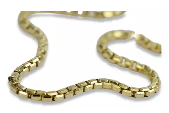 Zlatý náramok 14k 585 Taliansky žltý zlatý kábel CB078Y