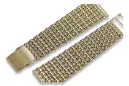 14K Yellow Gold Men's Watch Bracelet mbw013y