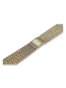 14K Yellow Gold Men's Watch Bracelet mbw013y