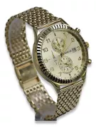 Złoty zegarek 14k 585 z bransoletą męski Geneve mw007ydy&mbw013y