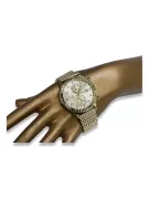 Złoty zegarek 14k 585 z bransoletą męski Geneve mw007ydy&mbw013y