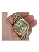 Reloj de hombre Italian Yellow 14k 585 gold Geneve mw007y&mbw013y