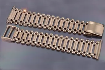 Vyrų laikrodžio apyranka iš raudono rožinio aukso 14k 585 mbw002r