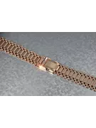 Vintage rose pink 14k 585 man's gold watch bracelet mbw002r