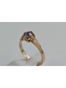 Russische sowjetische Rose 14k 585 Gold Alexandrit Rubin Smaragd Saphir Zirkon Ring vrc001