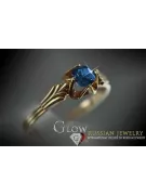 Russische sowjetische Rose 14k 585 Gold Alexandrit Rubin Smaragd Saphir Zirkon Ring vrc001