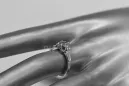 Ruso Soviet rosa 14k 585 oro Alejandrita Rubí Esmeralda Zafiro Zircón anillo vrc001
