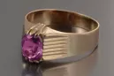 Руски Съветски роза 14k 585 злато Александрит Рубин Изумруд Сапфир Циркон пръстен vrc007
