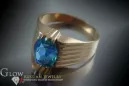 Russian Soviet rose 14k 585 gold Alexandrite Ruby Emerald Sapphire Zircon ring  vrc007