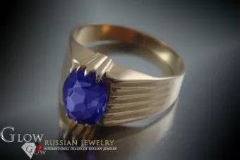 Rusă sovietică Rose Gold Ring 14K Alexandrite Ruby Emerald Safir Zircon 585 vrc007