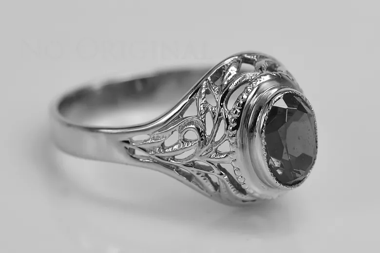 Руска съветска роза 14k 585 злато Александрит Рубин Изумруд Сапфир Циркон пръстен vrc012