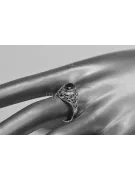Rosyjska radziecka róża 14k 585 złoto Aleksandryt Rubin Szmaragd Szafirowy pierścionek z cyrkonią vrc012