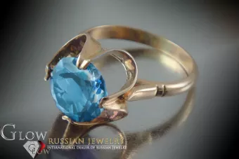 Sovietic rus a crescut 14k 585 aur Alexandrite Ruby Emerald Safir Zircon inel vrc042