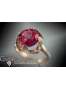 Russe soviétique rose 14k 585 or Alexandrite Rubis Émeraude Saphir Zircon bague vrc042