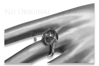 Soviet 14k 585 Zlatý Ruský Ring of Pink Gold s Alexandry Rubin Sapphire Emerald Zirkón VRC042