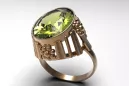 Russian Soviet rose 14k 585 gold Alexandrite Ruby Emerald Sapphire Zircon ring  vrc043