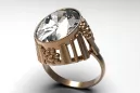 Russian Soviet rose 14k 585 gold Alexandrite Ruby Emerald Sapphire Zircon ring  vrc043