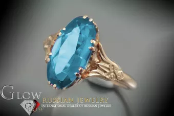 Rusă sovietică Rose Inel de aur 14K Alexandrite Ruby Smarald Safir Zircon 585 vrc058