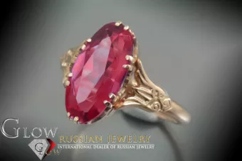 Rusă sovietică Rose Inel de aur 14K Alexandrite Ruby Smarald Safir Zircon 585 vrc058