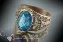 Russian Soviet rose 14k 585 gold Alexandrite Ruby Emerald Sapphire Zircon ring  vrc060