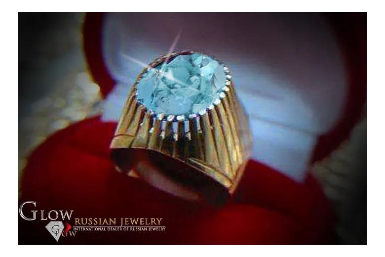 Руска съветска роза 14k 585 злато Александрит Рубин Изумруд Сапфир Циркон пръстен vrc066