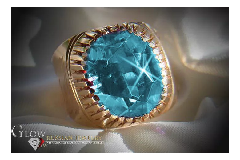 Sovietic rus a crescut 14k 585 aur Alexandrite Ruby Emerald Safir Zircon inel vrc066