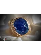 Radziecki 14k 585 złoty Rosyjski pierścionek z różowego złota z Aleksandrytem Rubinem Szafirem Szmaragdem Cyrkonią vrc066