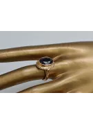 Ruso Soviet rosa 14k 585 oro Alejandrita Rubí Esmeralda Zafiro Zircón anillo vrc136