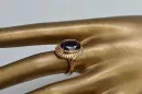 Руска съветска роза 14k 585 злато Александрит Рубин Изумруд Сапфир Циркон пръстен vrc136