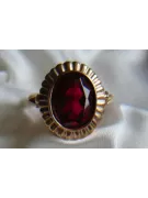 Russisch Sowjetrosa 14 Karat 585 Gold Alexandrit Rubin Smaragd Saphir Zirkon Ring vrc136