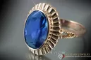 Ruso Soviet rosa 14k 585 oro Alejandrita Rubí Esmeralda Zafiro Zircón anillo vrc136