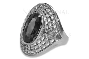 Anillo de oro rosa soviético ruso 14K Alejandrita Rubí Esmeralda Zafiro Zircon 585 vrc156
