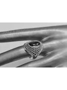 Ruso Soviet rosa 14k 585 oro Alejandrita Rubí Esmeralda Zafiro Zircón anillo vrc156
