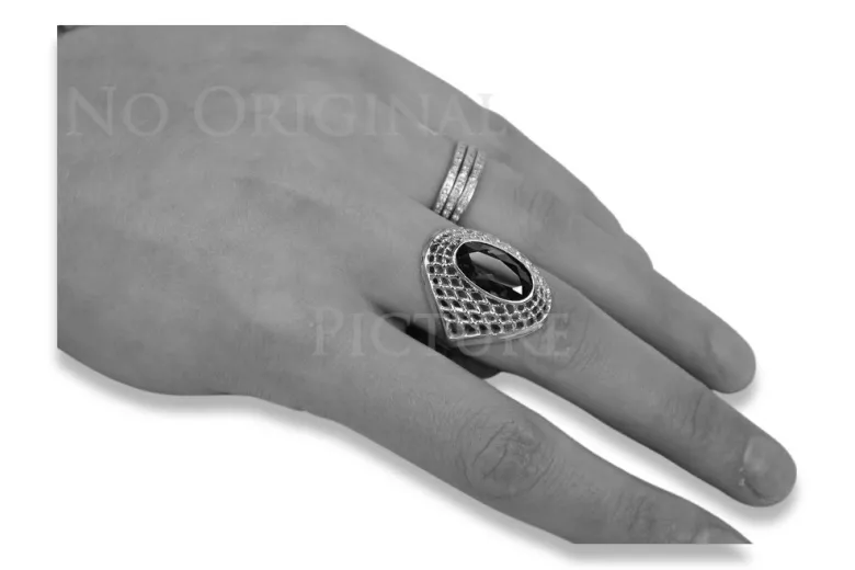 Ruso Soviet rosa 14k 585 oro Alejandrita Rubí Esmeralda Zafiro Zircón anillo vrc156