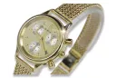 Reloj de oro para hombre Geneve ★ zlotychlopak.pl ★ Pureza de oro 585 333 Precio bajo!