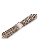 Rose pink 14k Gold Men's Watch Bracelet mbw006r