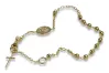 Italian 14k 585 gold rosary "Dolce Gab" bracelet rb002y