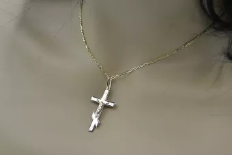 Gold Orthodox Cross ★ russiangold.com ★ Gold 585 333 Low price