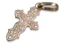 Cruz ortodoxa de oro ★ russiangold.com ★ Oro 585 333 Precio bajo