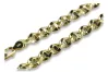 Italian yellow 14k 585 gold Guccistyle chain cc032y