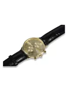 Reloj amarillo de oro de 14k para hombre Geneve mw005y&mbw008y