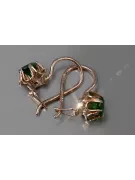Russisches sowjetisches Silber Rosé vergoldet 925 Alexandrit Rubin Smaragd Saphir Aquamarin Zirkon ... Ohrringe vec013rp